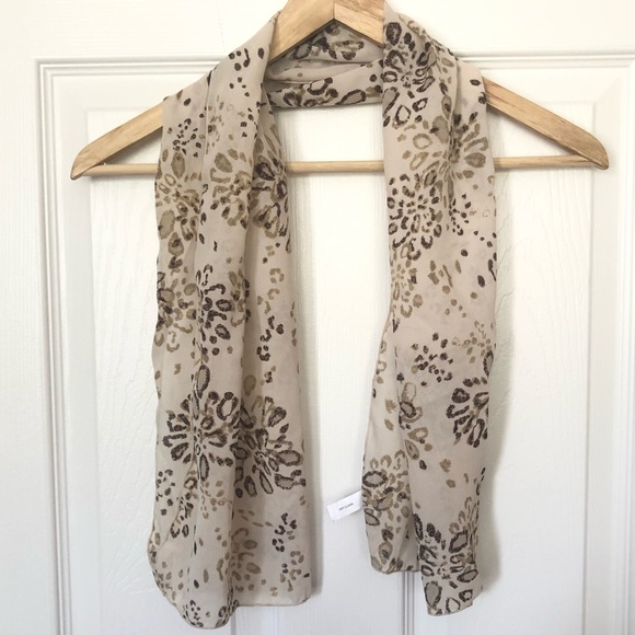 Spotted Print Semi Sheer Scarf - Picture 2 of 6
